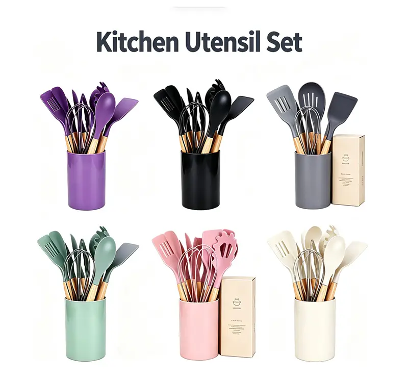 Silicone Kitchen Utensil Set