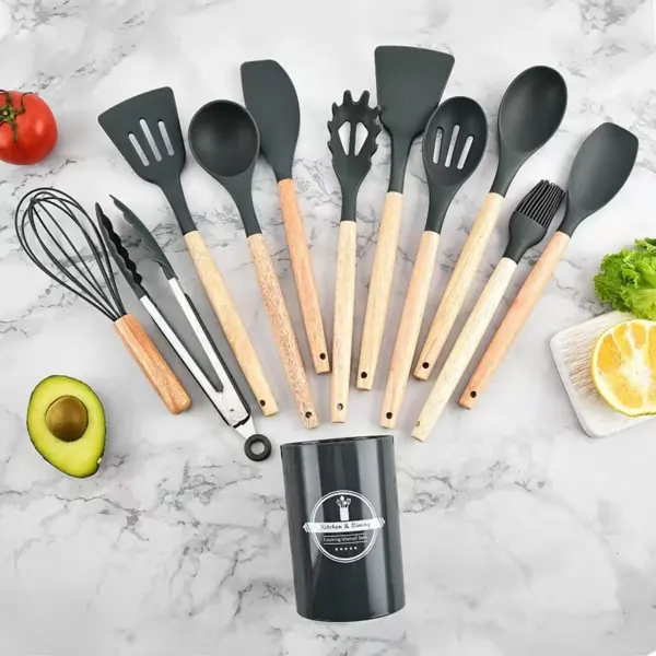 Silicone Kitchen Utensils Set