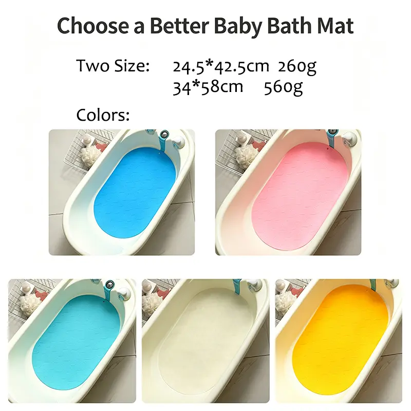 silicone baby bath mat