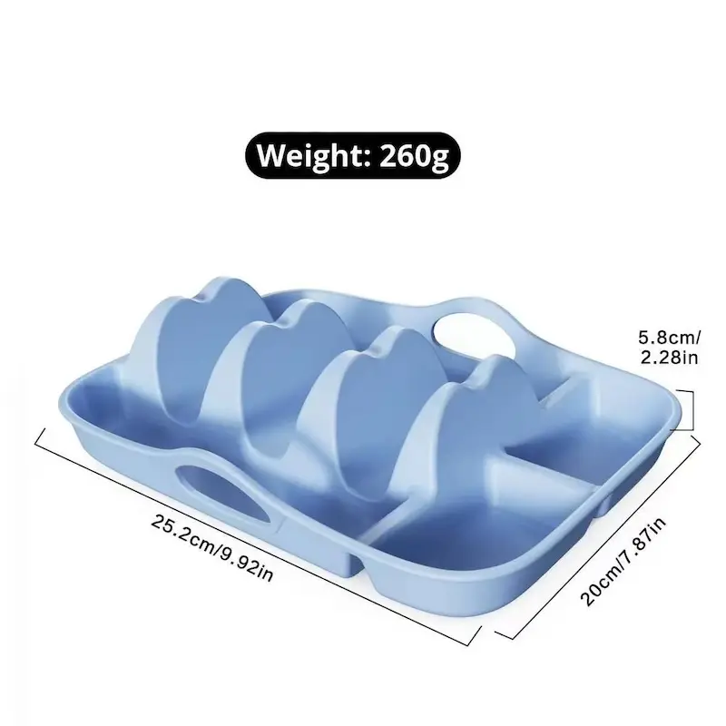 Silicone Taco Holder Tray