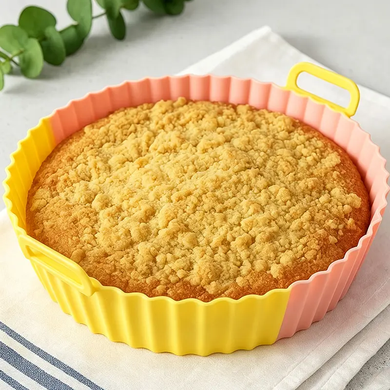 Silicone Cake Mold – Round Baking Tray, Food-Grade
