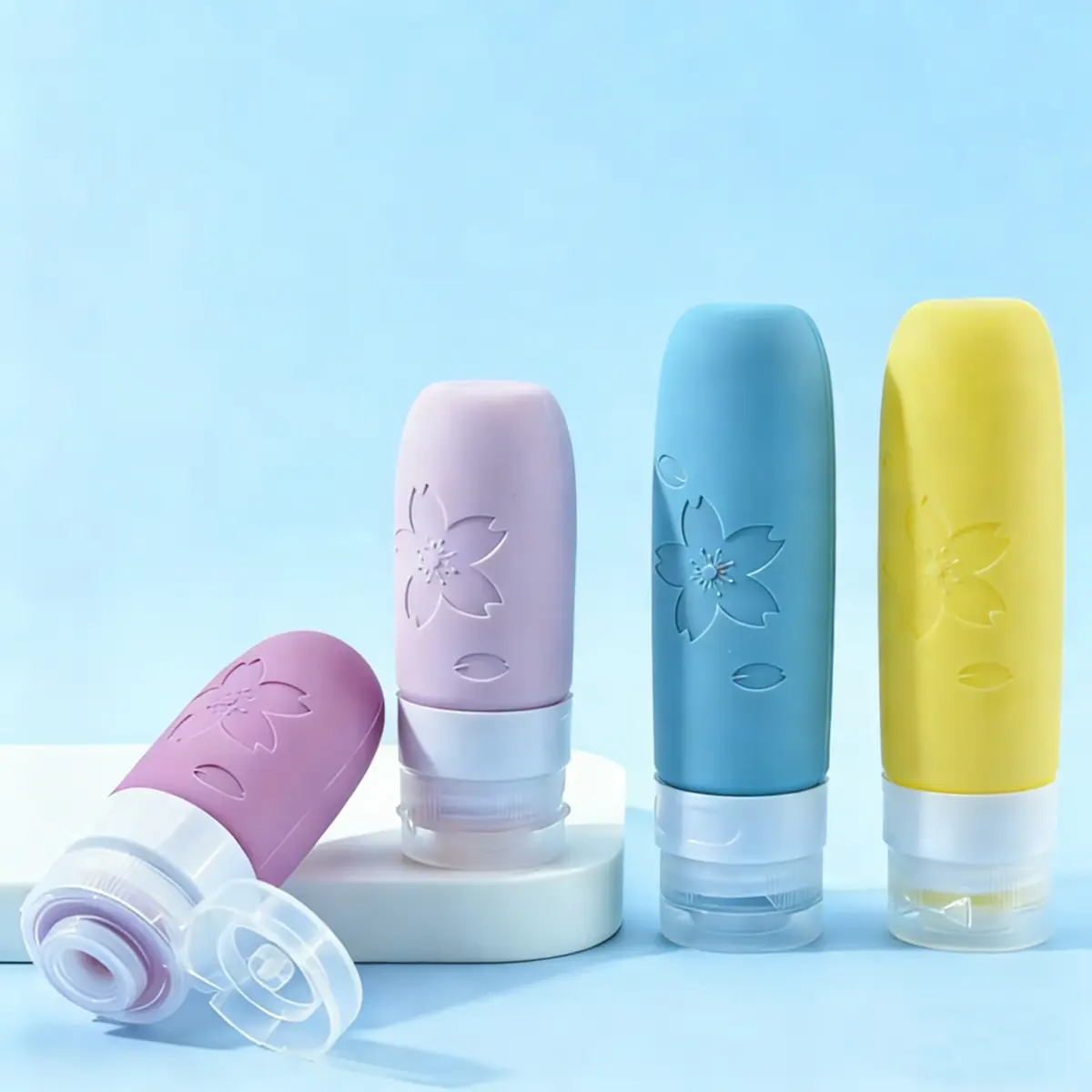 Silicone Travel Bottle soft easy to dispense