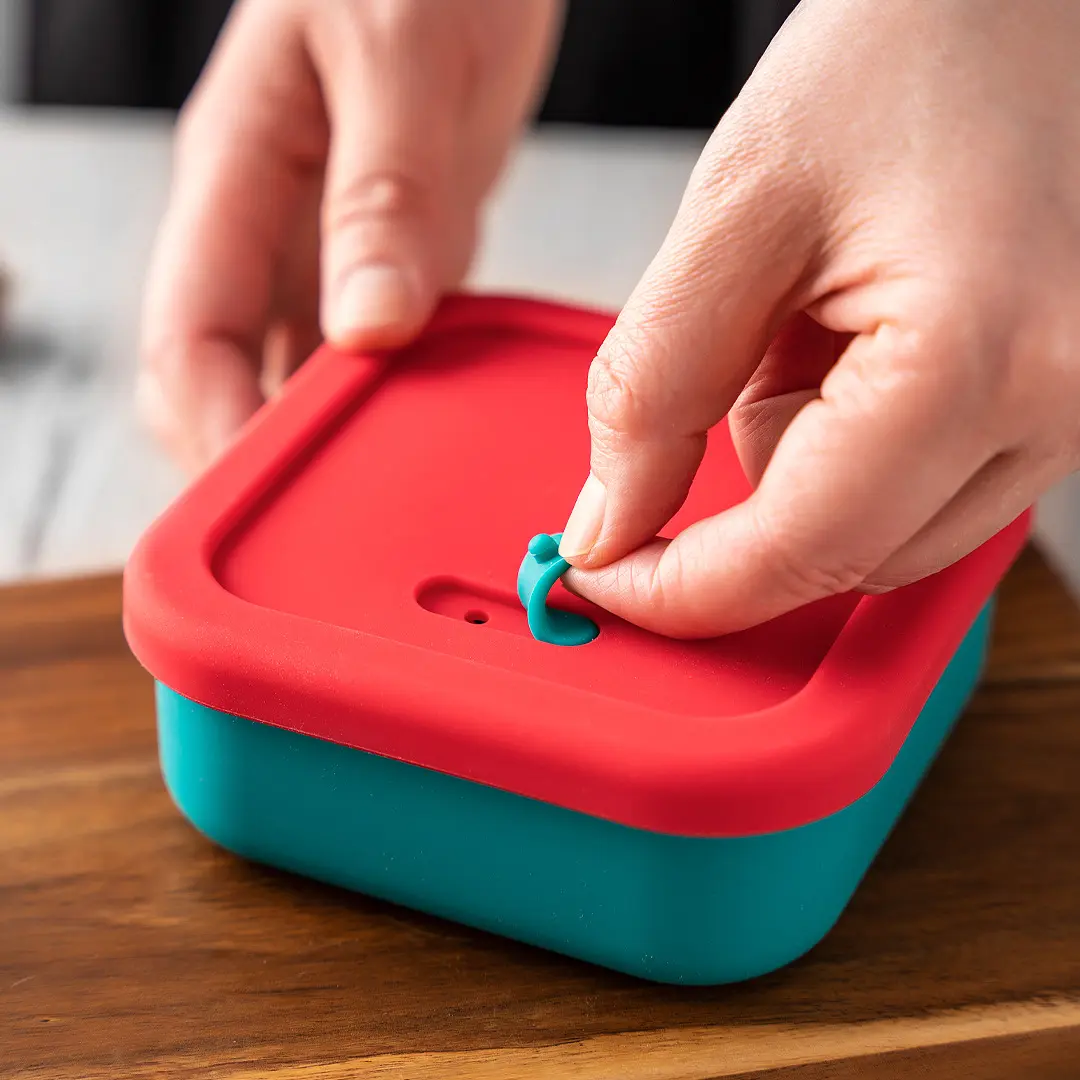 silicone food storage container