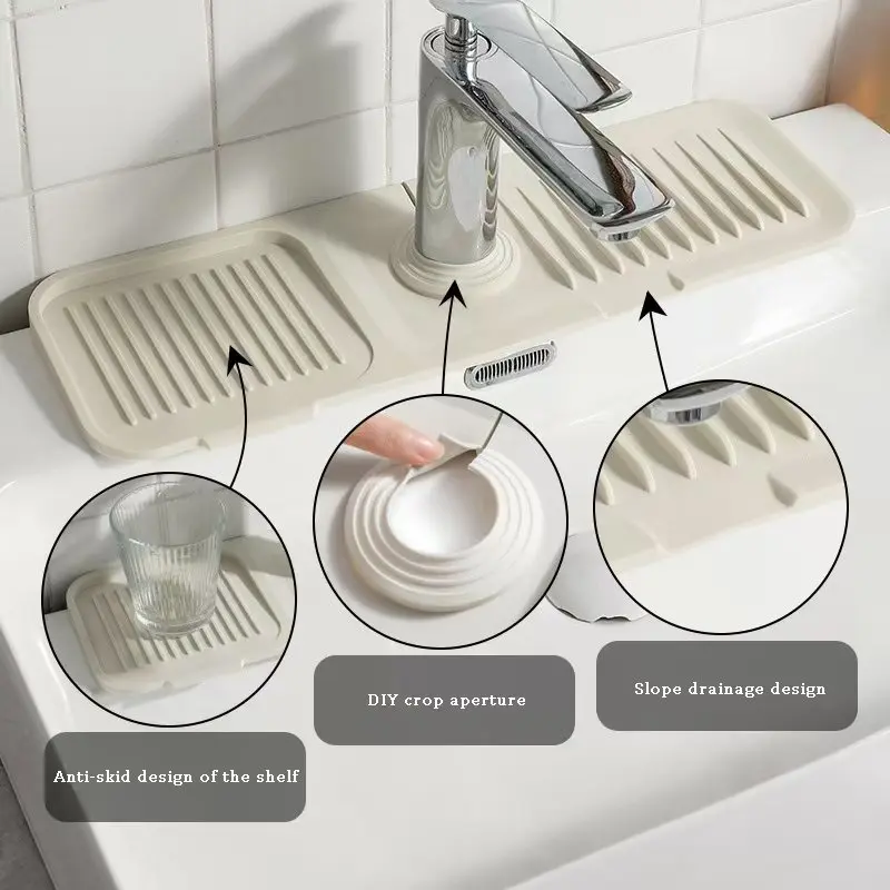Silicone Faucet Drying Mat