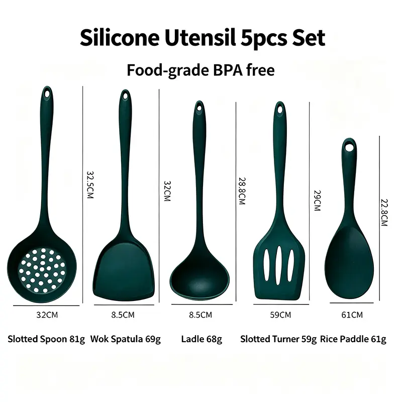 Silicone Kitchen Utensil Set