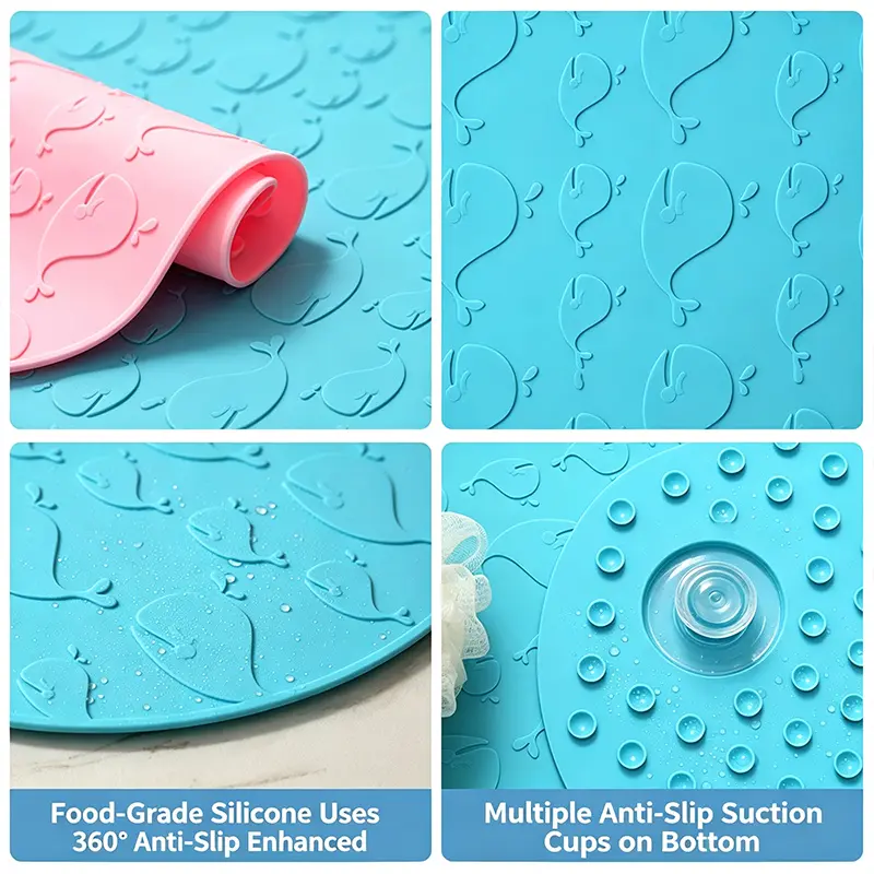 silicone baby bath mat