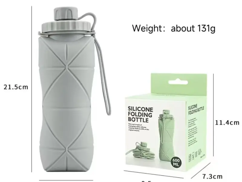 Silicone Collapsible Water Bottles