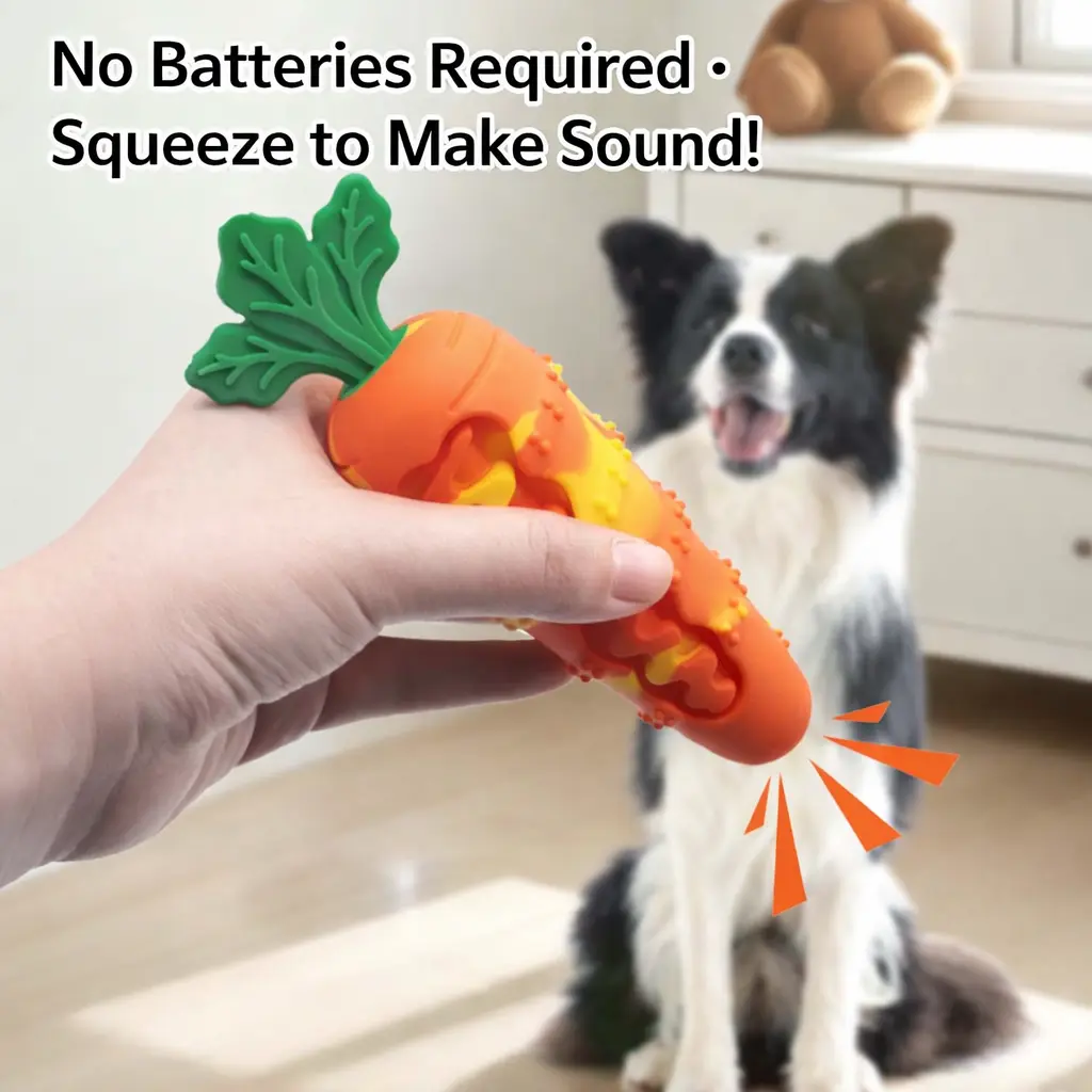 Silicone Dog Chew Toys Food‑Safe Puppy Teething Pet Chew Toys