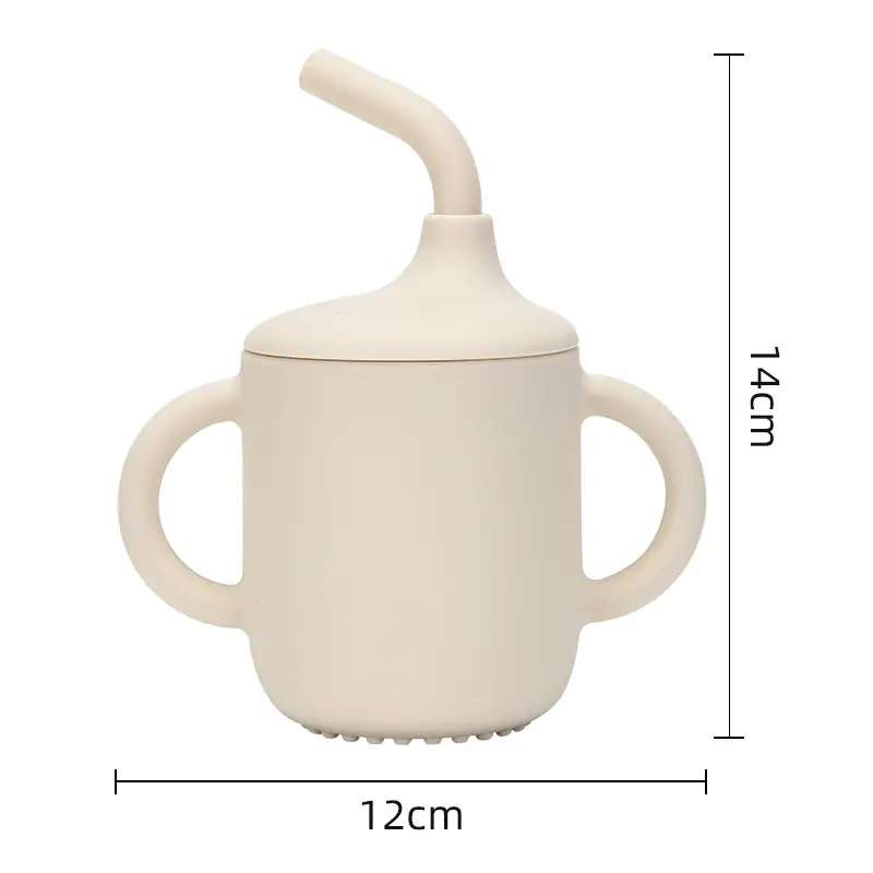 Silicone Sippy Cups Leak‑Proof Training Cup for Toddlers