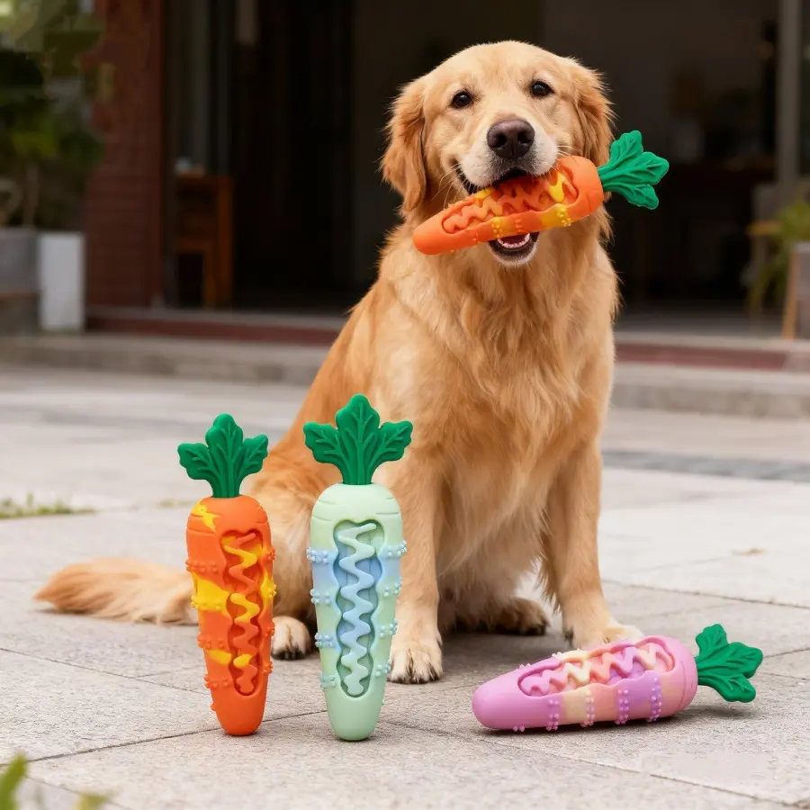 Silicone Dog Chew Toys Food‑Safe Puppy Teething Pet Chew Toys
