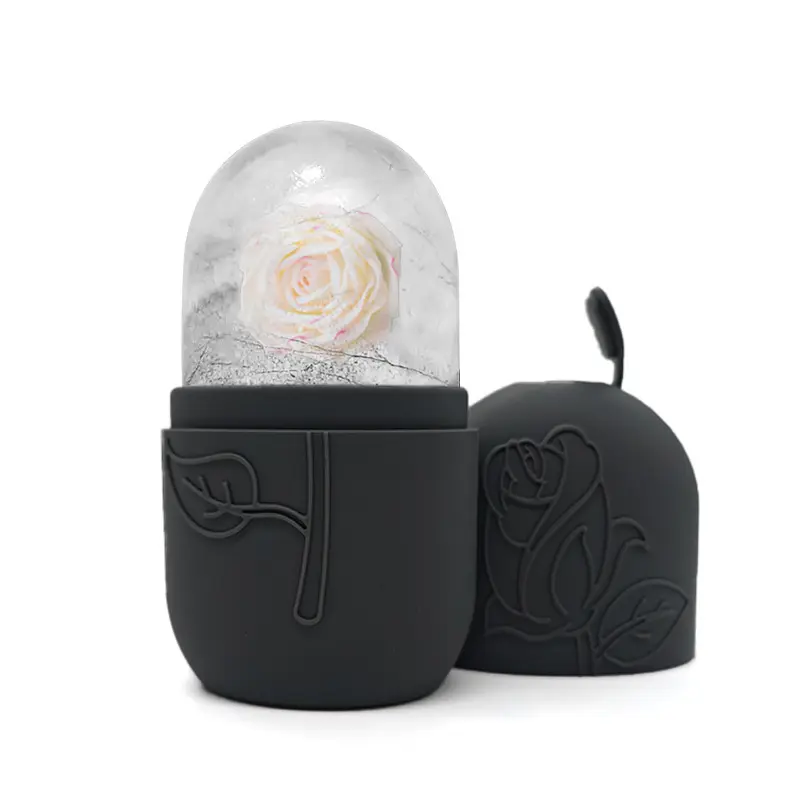 Food‑Grade Silicone Ice Face Rollers, BPA‑Free Reusable Facial Ice Mold