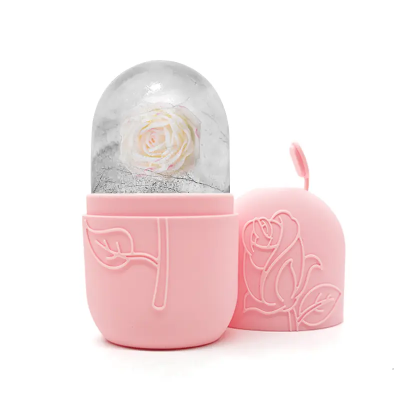Food‑Grade Silicone Ice Face Rollers, BPA‑Free Reusable Facial Ice Mold