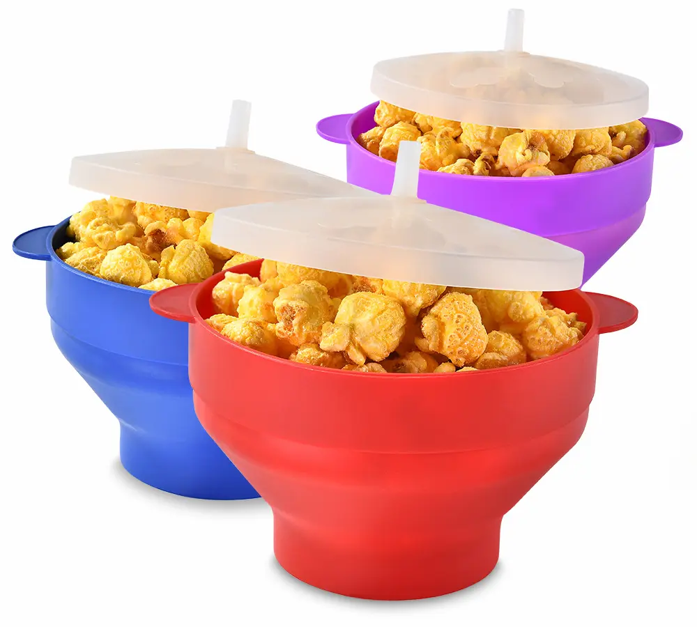 silicone Popcorn Popper Bowl