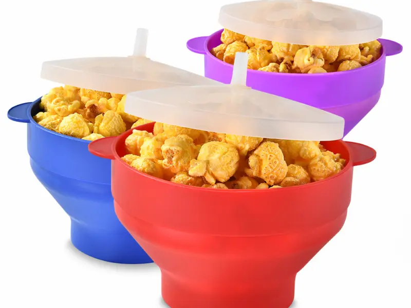 silicone Popcorn Popper Bowl
