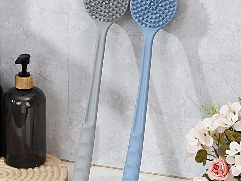 silicone bath brushes