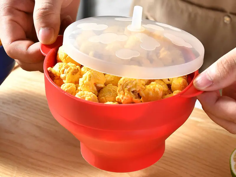 silicone Popcorn Popper Bowl