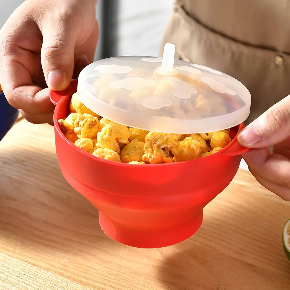 silicone Popcorn Popper Bowl