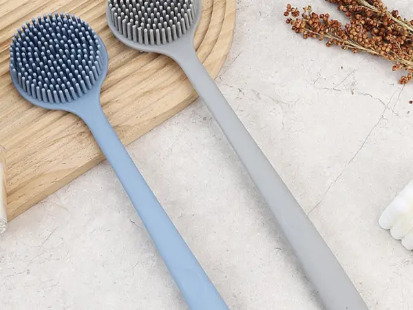 silicone bath brushes