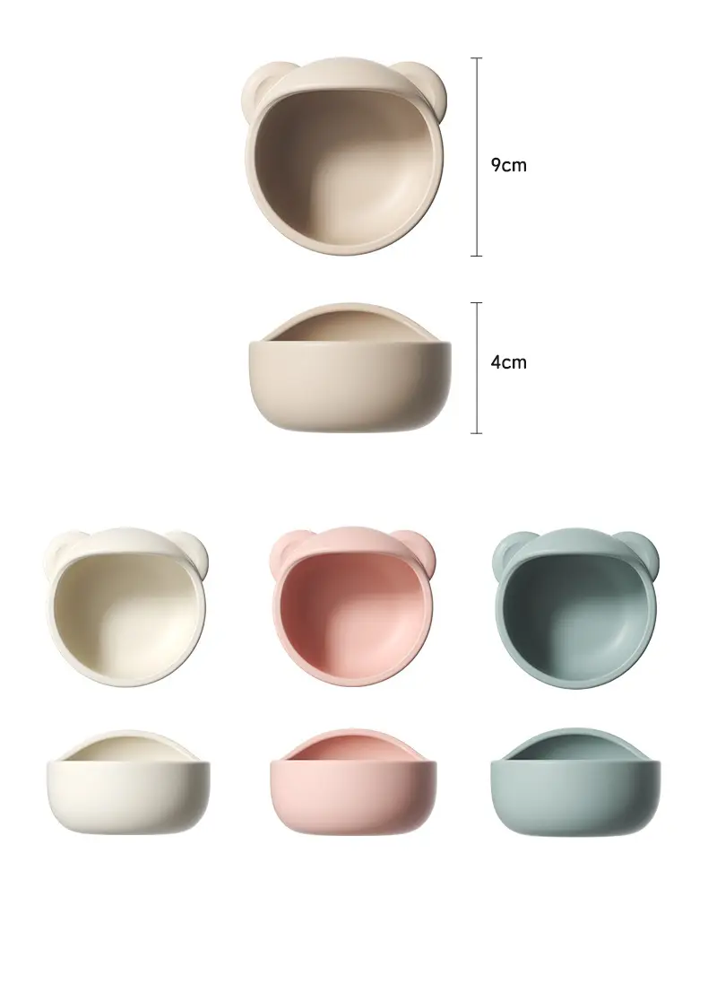 Silicone Baby Bowl Food Grade lightweight