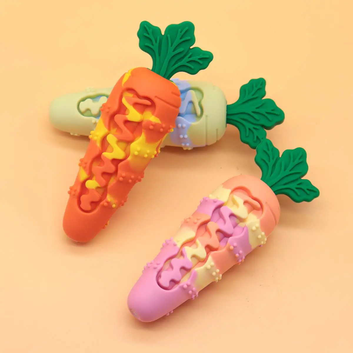 Silicone Dog Chew Toys Food‑Safe Puppy Teething Pet Chew Toys