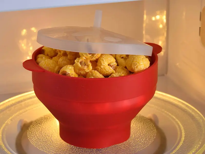 silicone Popcorn Popper Bowl